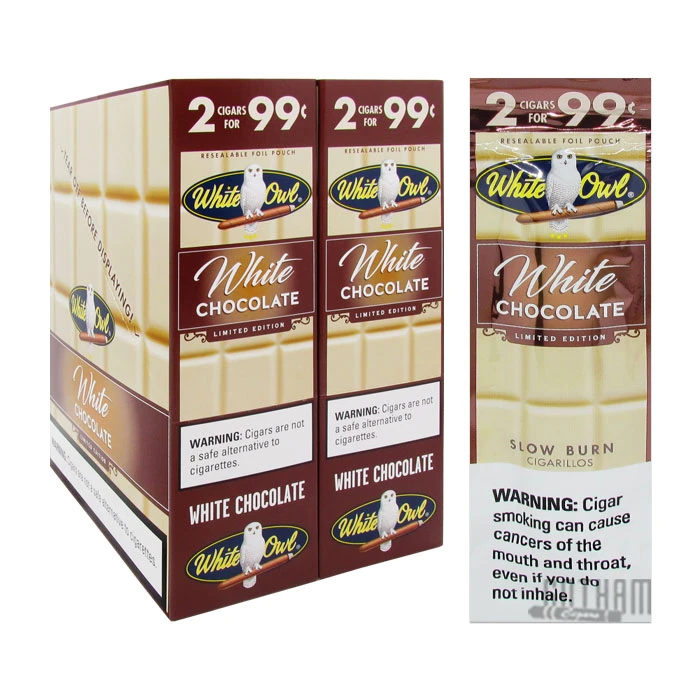 white chocolate tobacco wraps White Owl Cigarillos White Chocolate