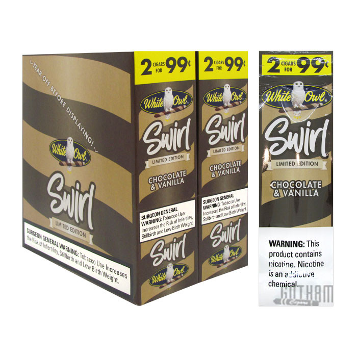 White Owl Cigarillos Swirl Chocolate & Vanilla |GothamCigars