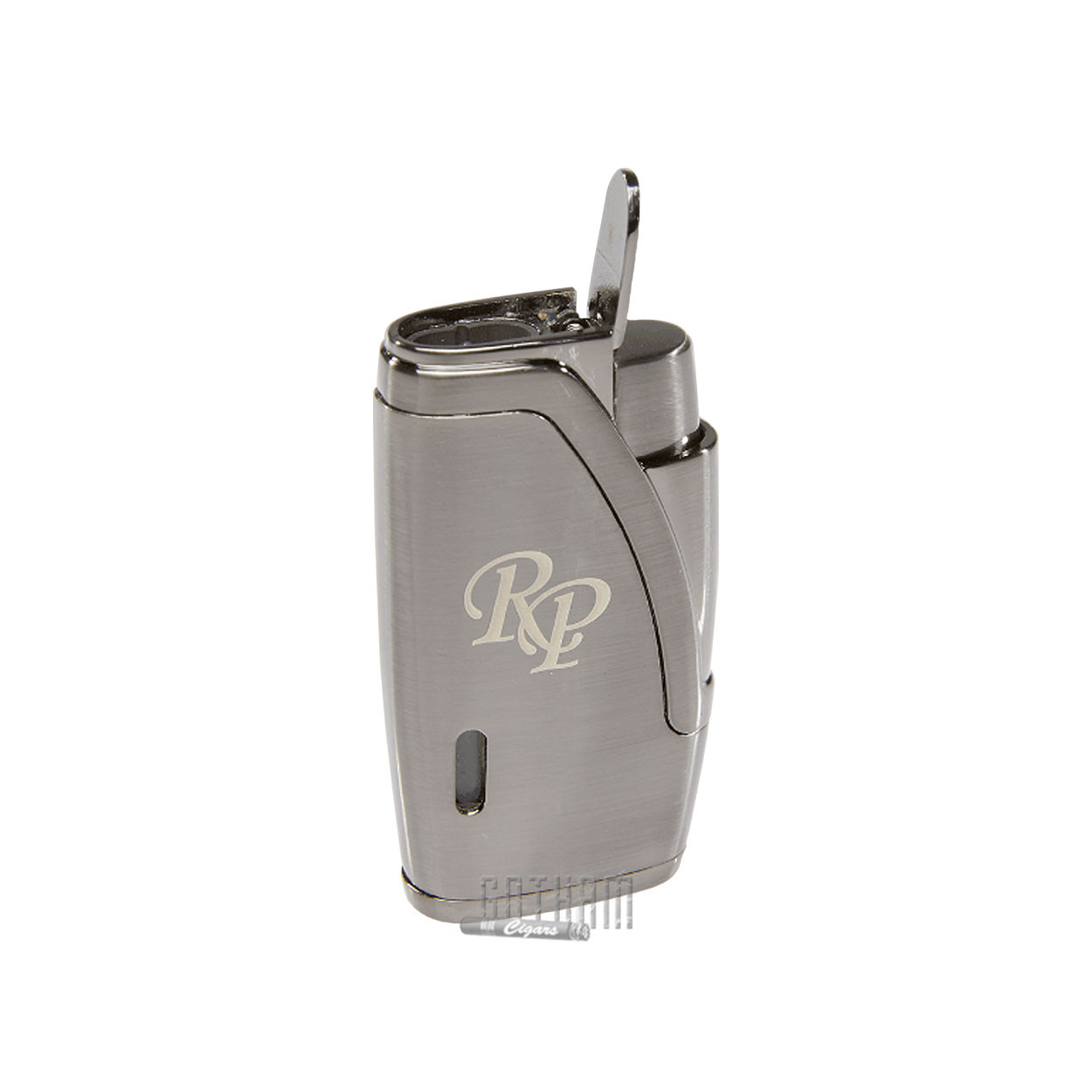 steel cigarette lighter Rocky Patel Icon Blue Ice 2 Flame Lighter