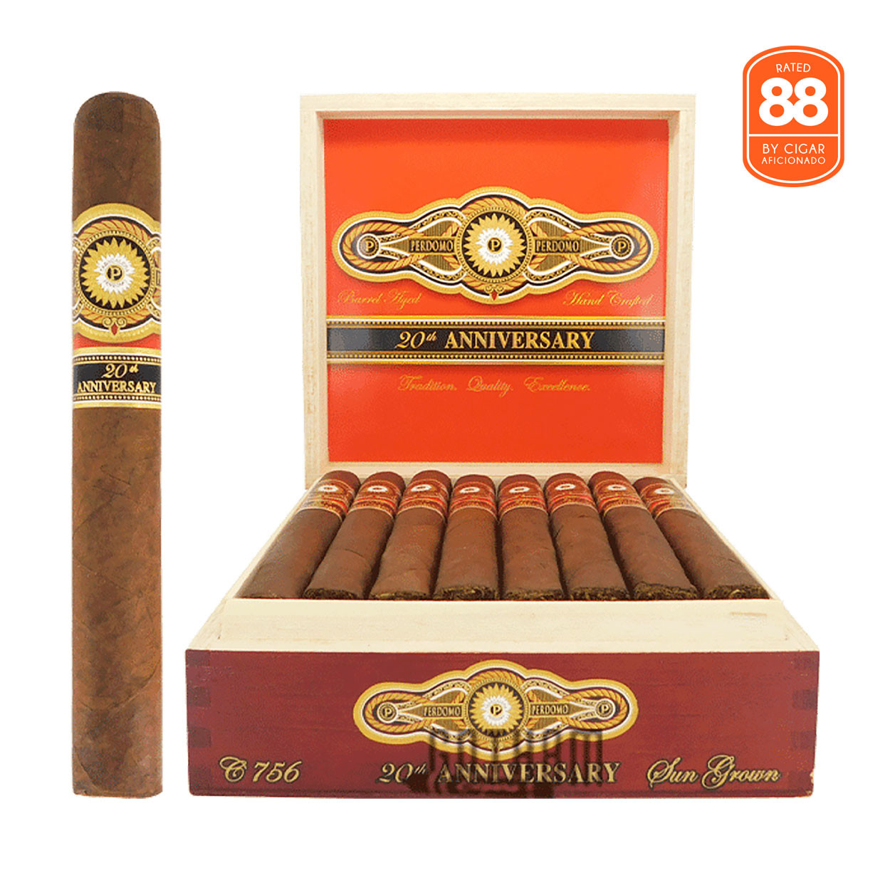Perdomo 20th Anniversary Sun Grown Churchill | Gotham Cigars