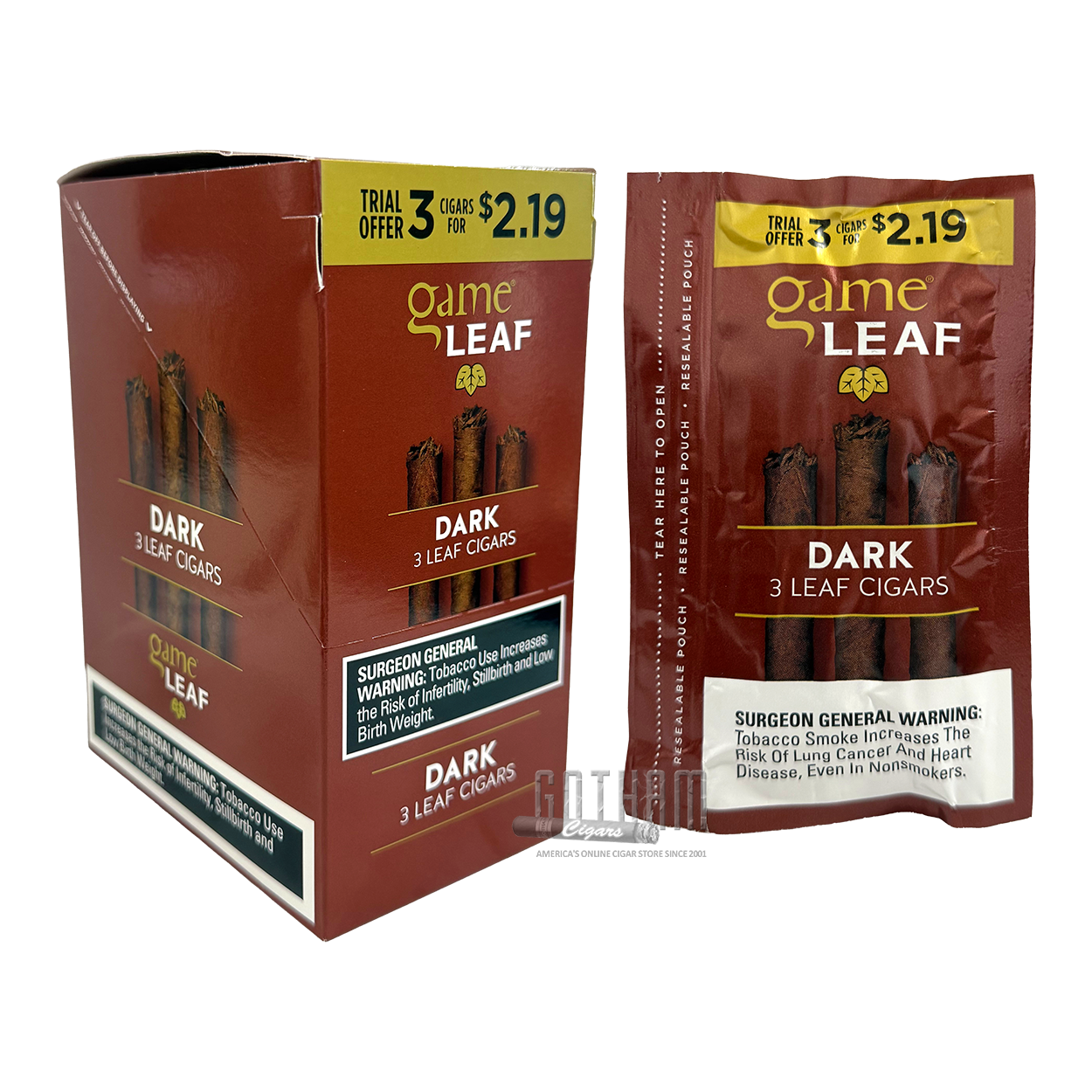 Garcia y Vega Game Leaf Dark Cigars | Gotham Cigars