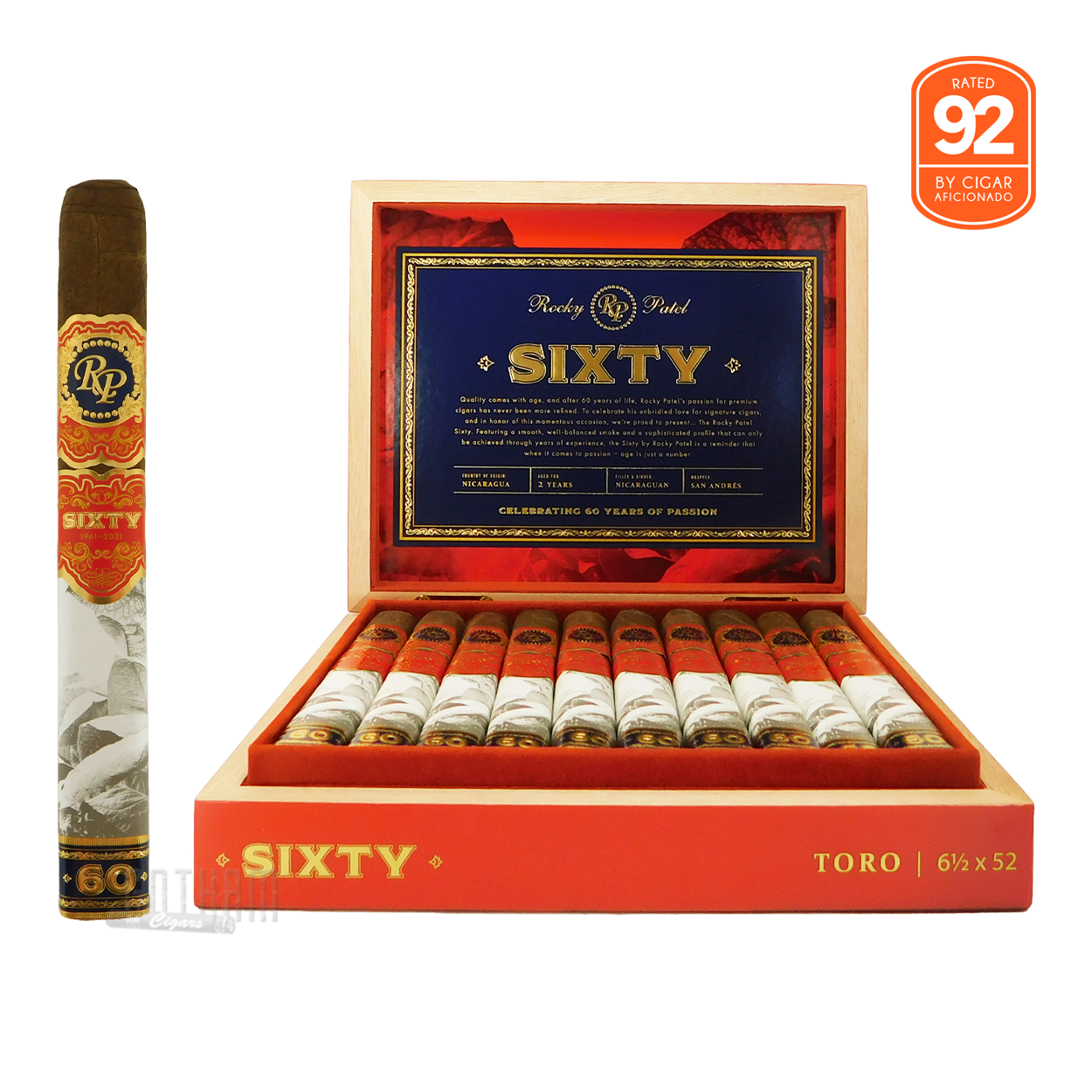 Sixty by Rocky Patel Toro | Gotham Cigars