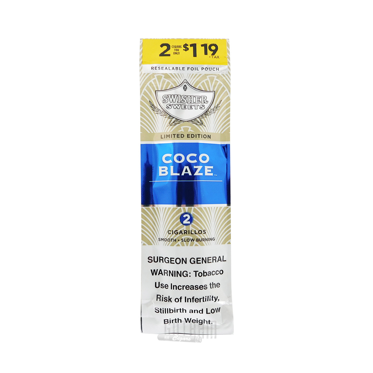 Swisher Sweets Cigarillos Coco Blaze | Gotham Cigars