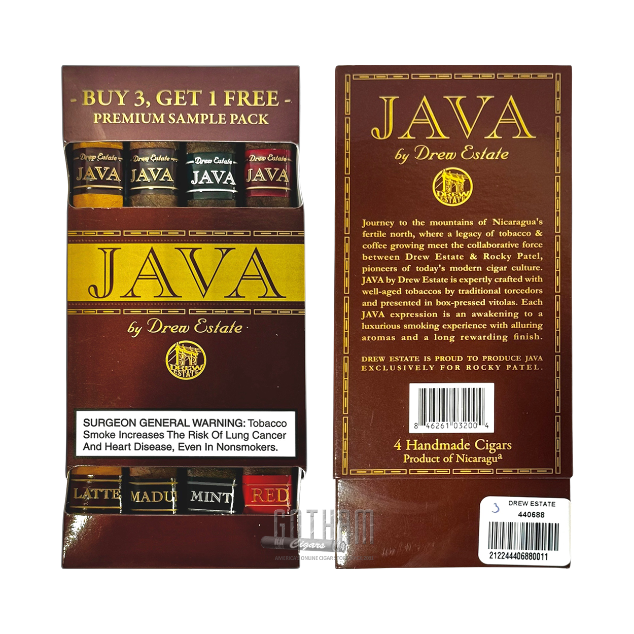 tobacco sampler pack Holt's Cigar Company 5 Pack Sampler - Founders