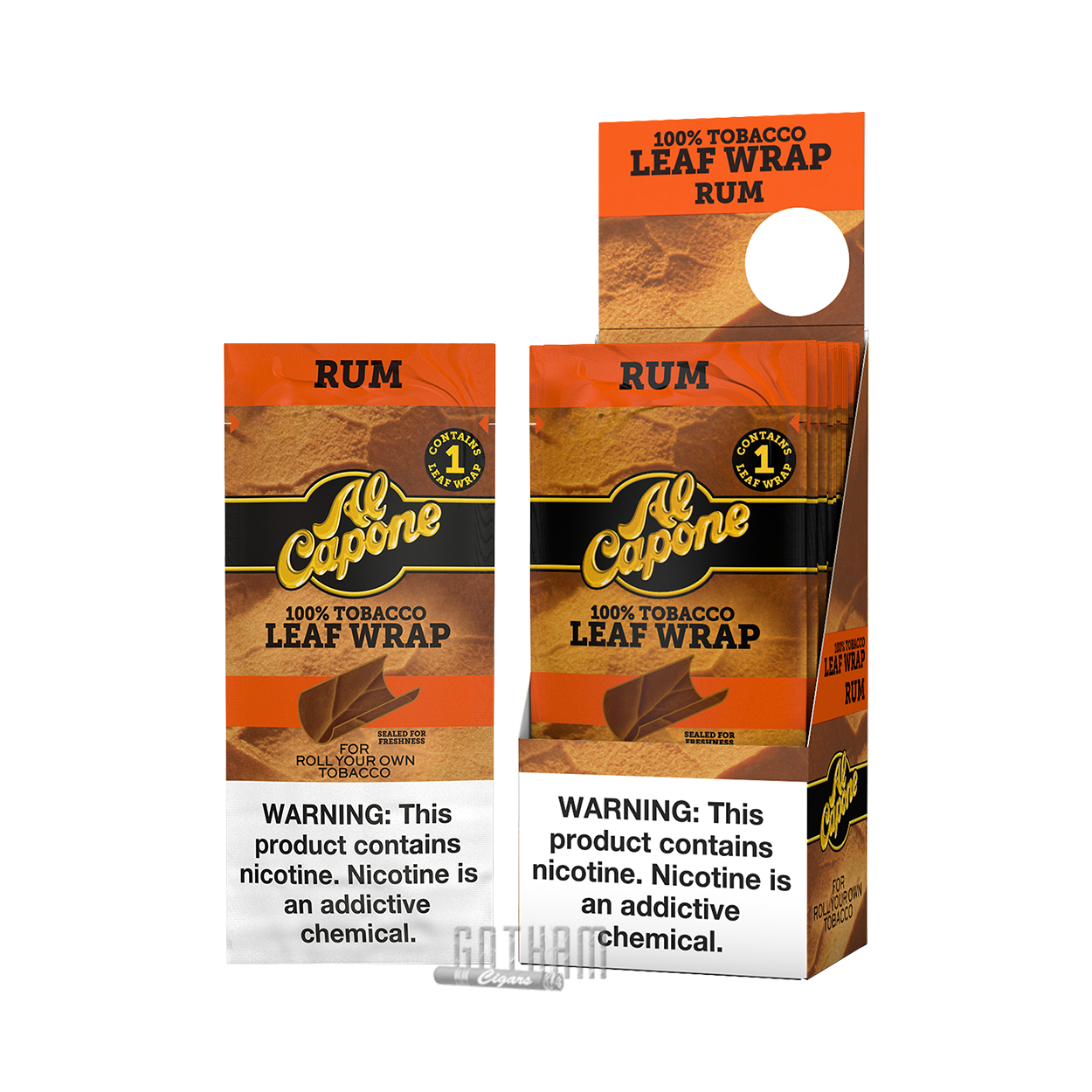Al Capone Leaf Wrap | Premium Cigar Rolling Wraps