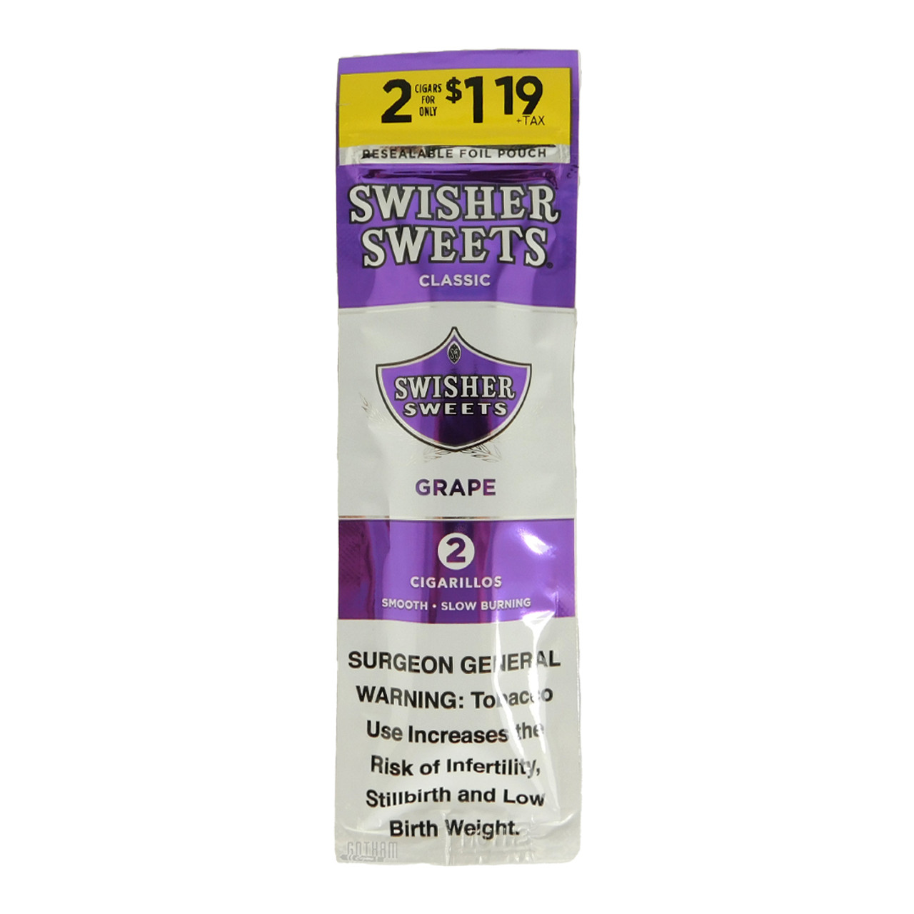 Swisher Sweets Cigarillos Grape | Gotham Cigars