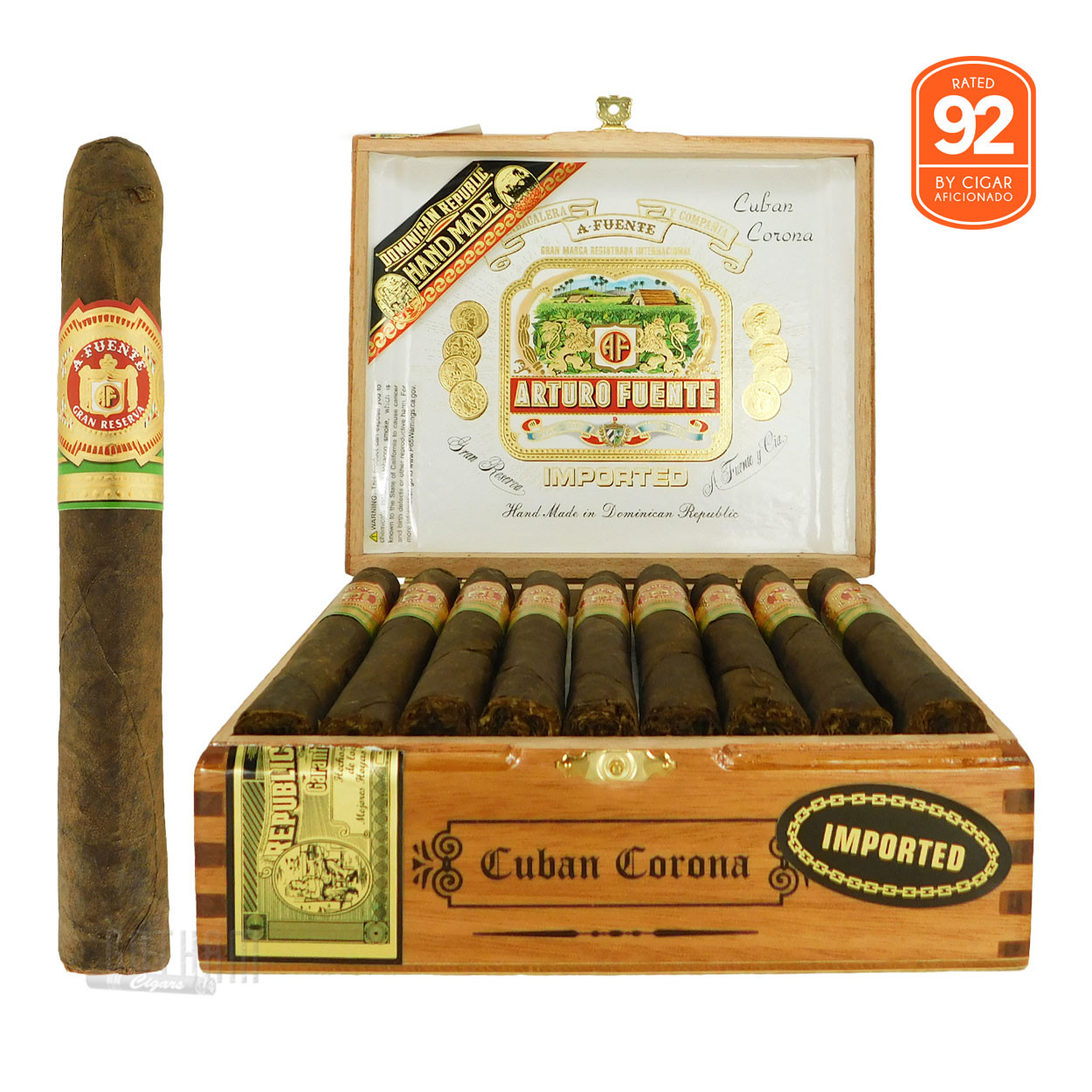 corona tobacco Arturo Fuente Cuban Corona corona tobacco Arturo Fuente Cuban Corona