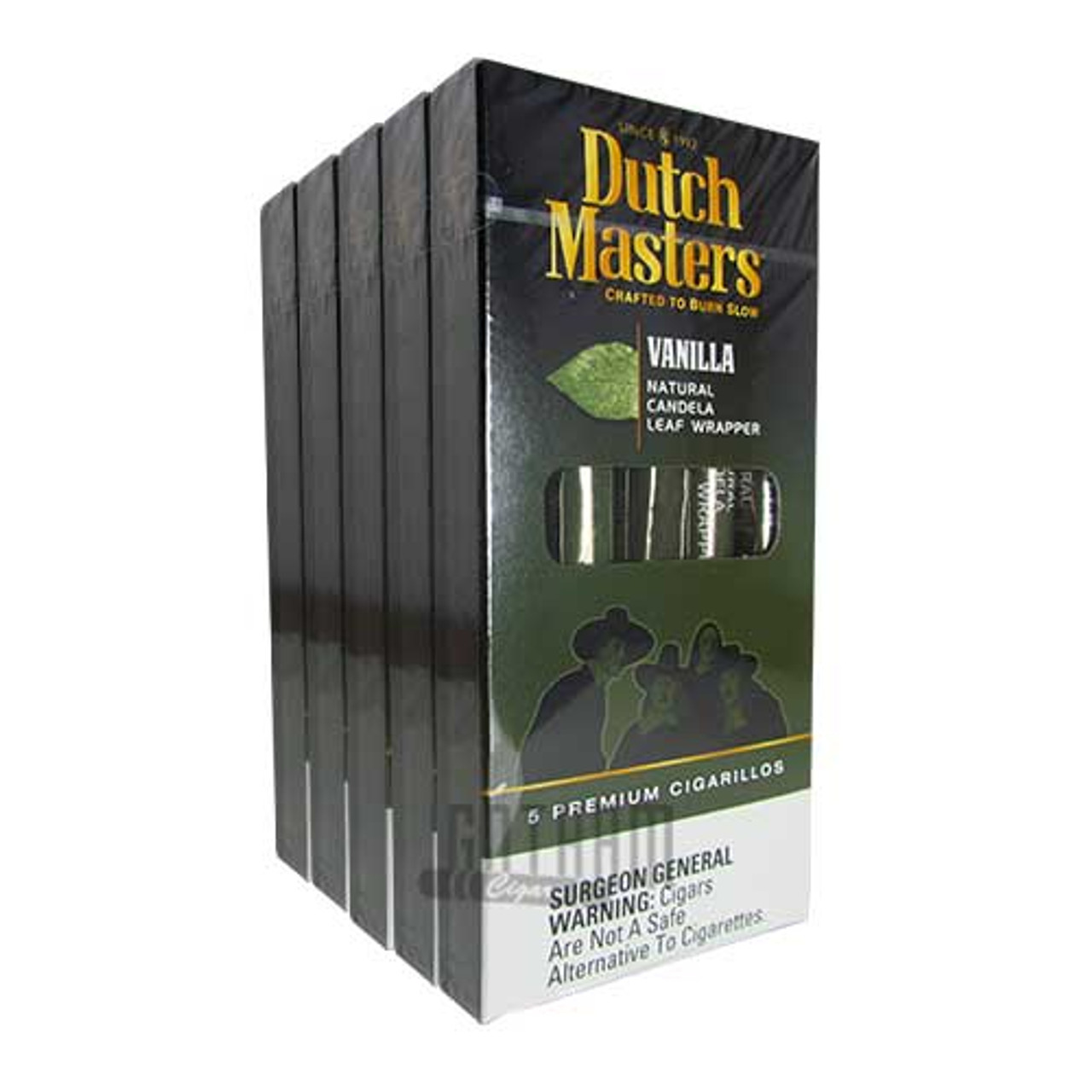 Dutch Masters Cigarillos Vanilla Green Pack Gothamcigars