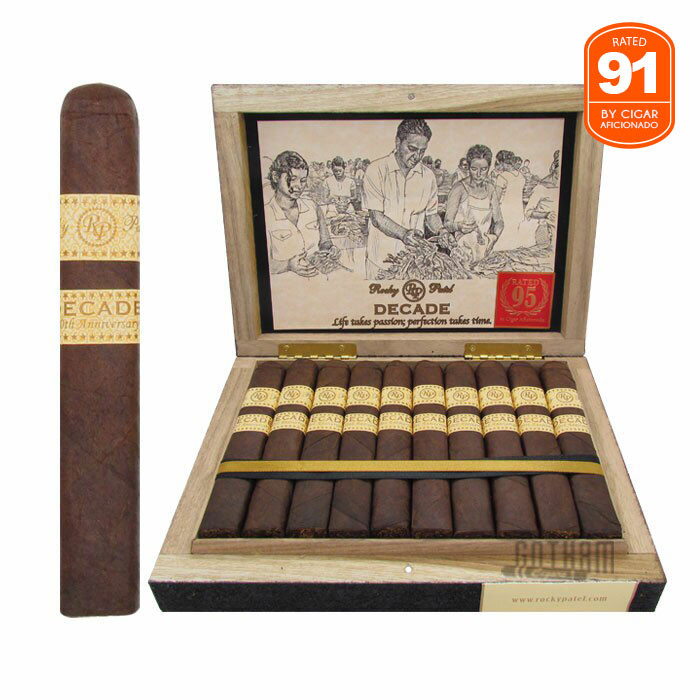 decade tobacco Rocky Patel Decade Robusto