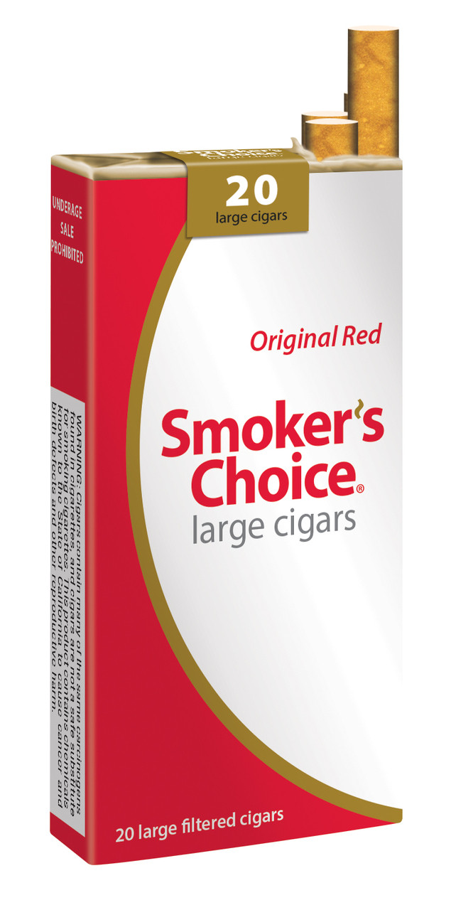 Smoker's Choice Filtered Large Cigars Red Gotham Cigars