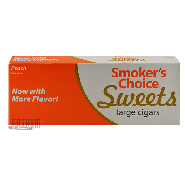 Smoker's Choice Sweets Large Cigars Peach Gotham Cigars