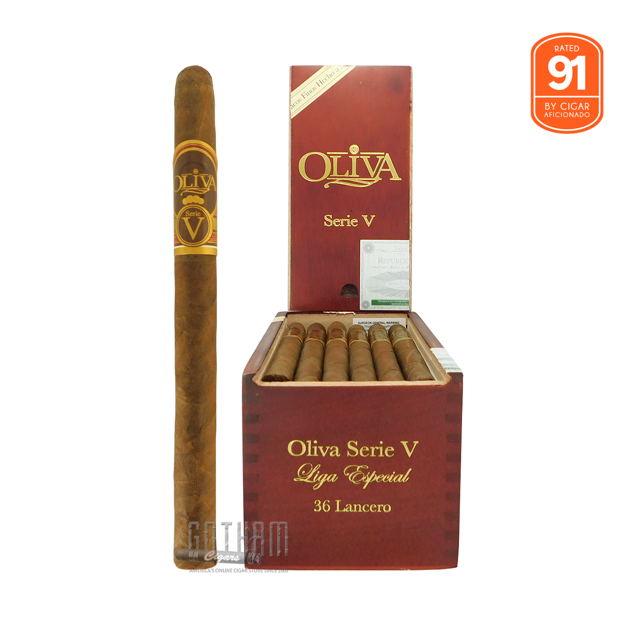 v tobacco Oliva Serie V Lancero