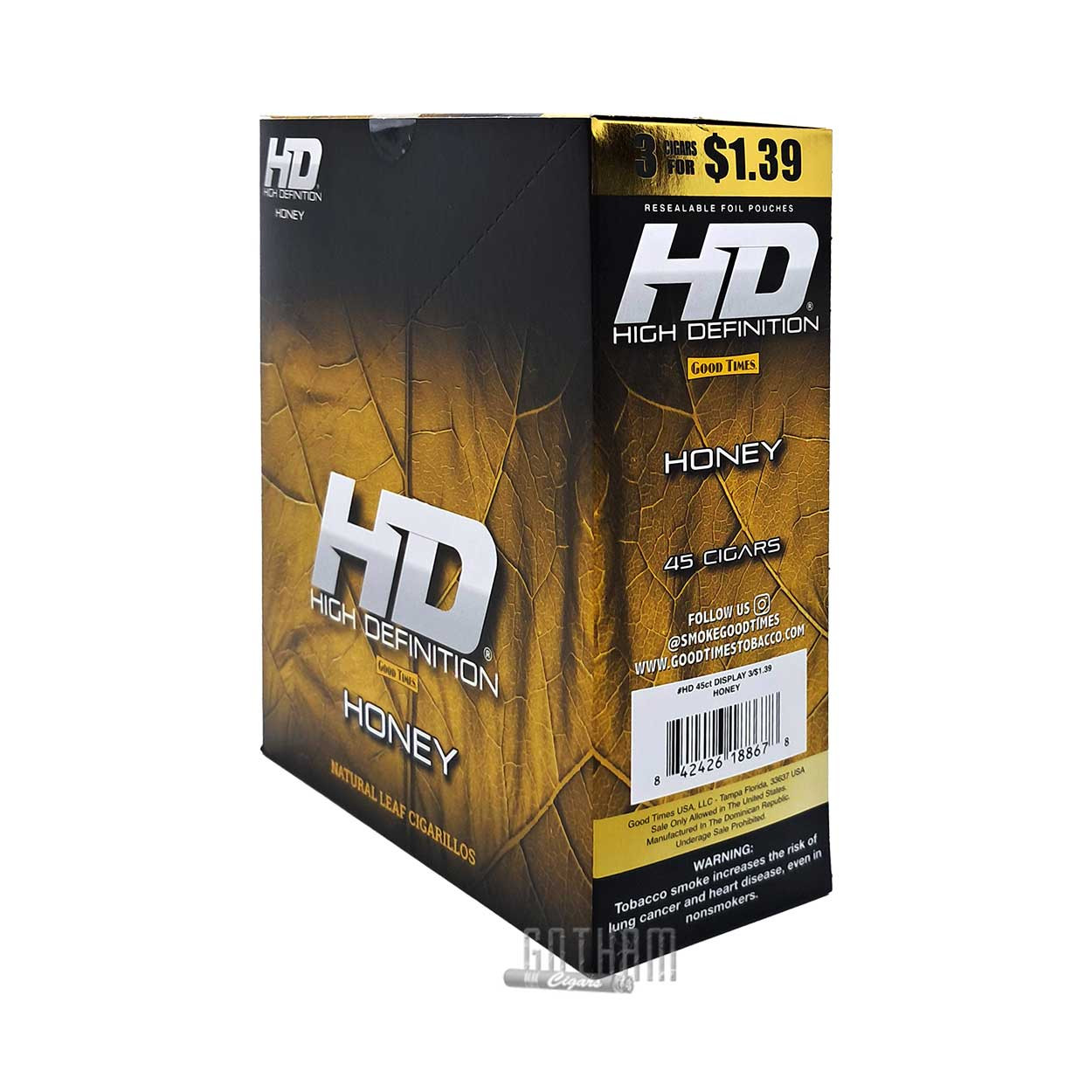 Good Times Cigarillos #HD Honey | Gotham Cigars