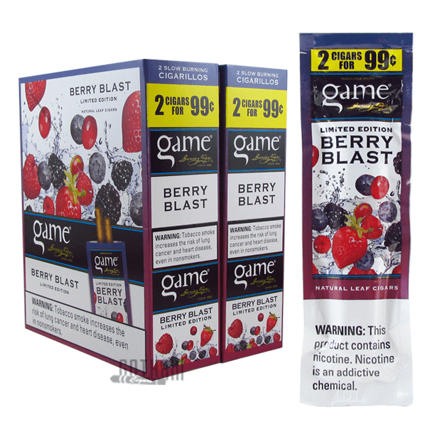 Game Cigarillos Berry Blast | Gotham Cigars