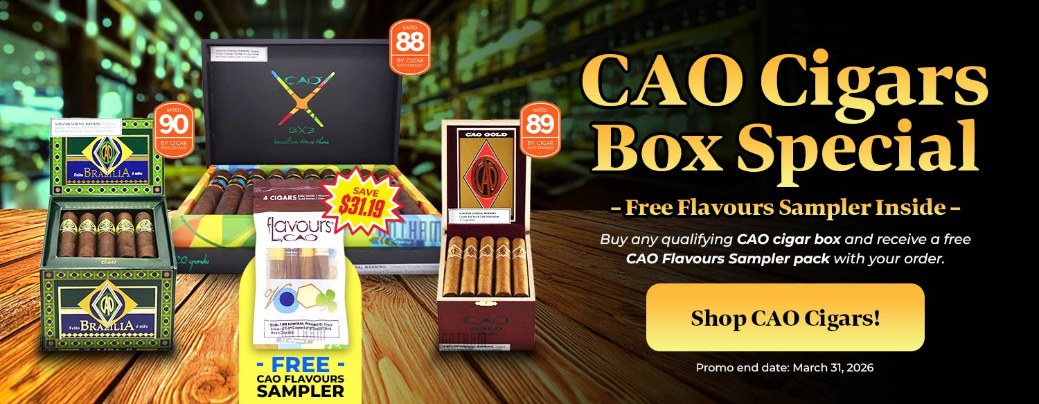 CAO Cigars Box Special - Free Flavours Sampler Inside