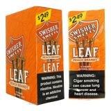 Swisher Leaf Peach Brandy Box with Foilpack