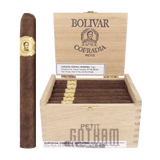 Bolivar Cofradia Petit Corona open box and stick