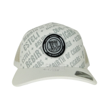 Drew Estate Logo White Hat Front