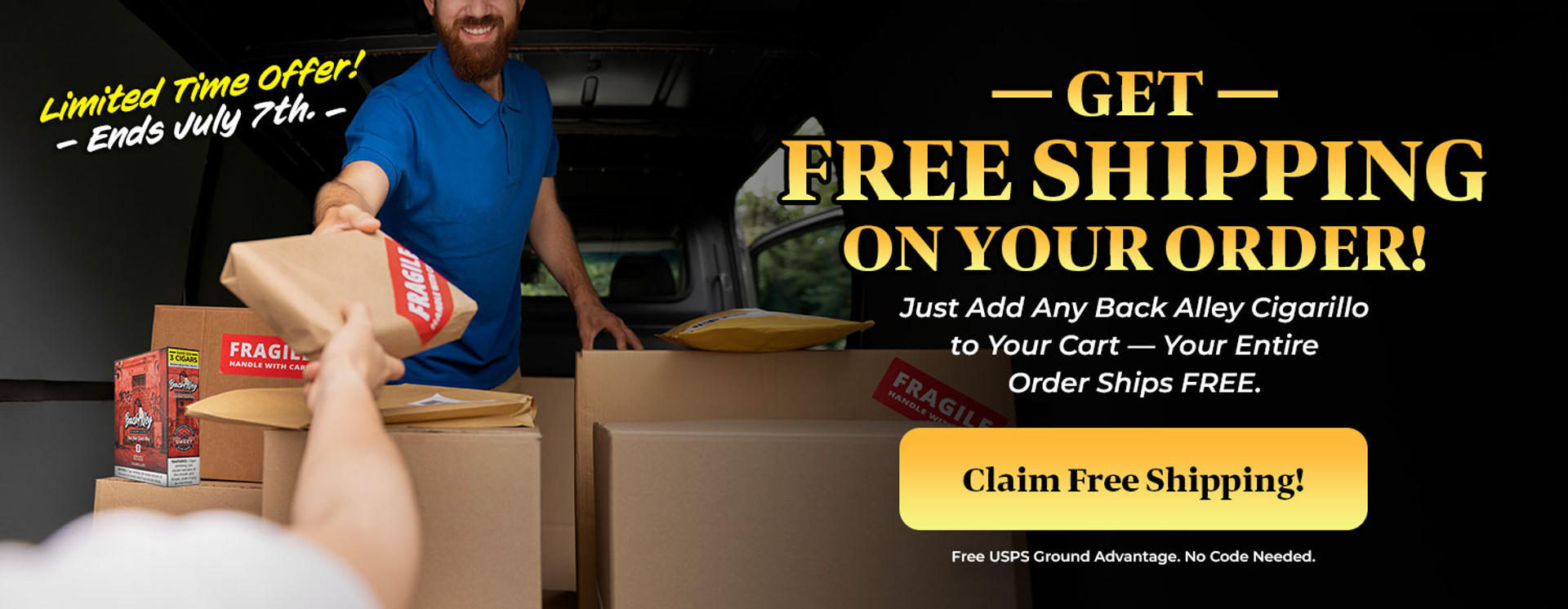 GET FREE SHIPPING ON YOUR ORDER!