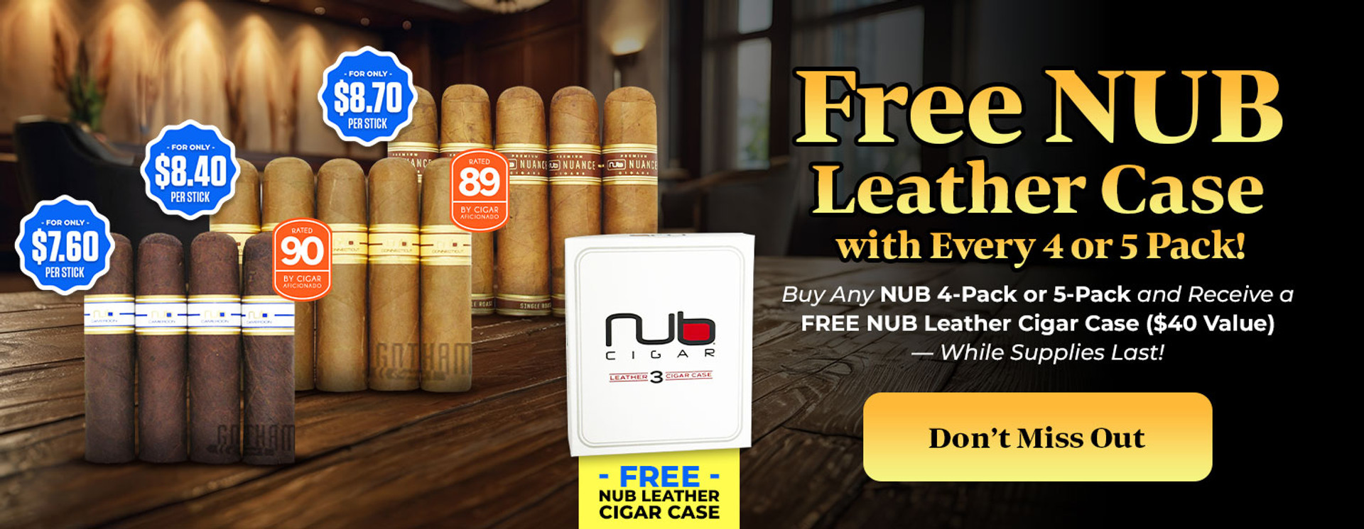 Free Nub Leather Case