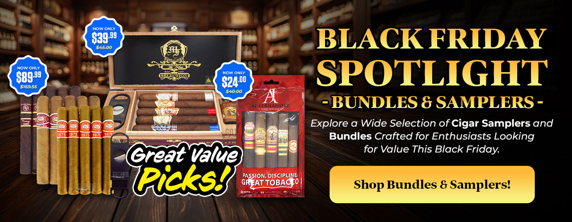 Black Friday Gifts Bundles and Samplers