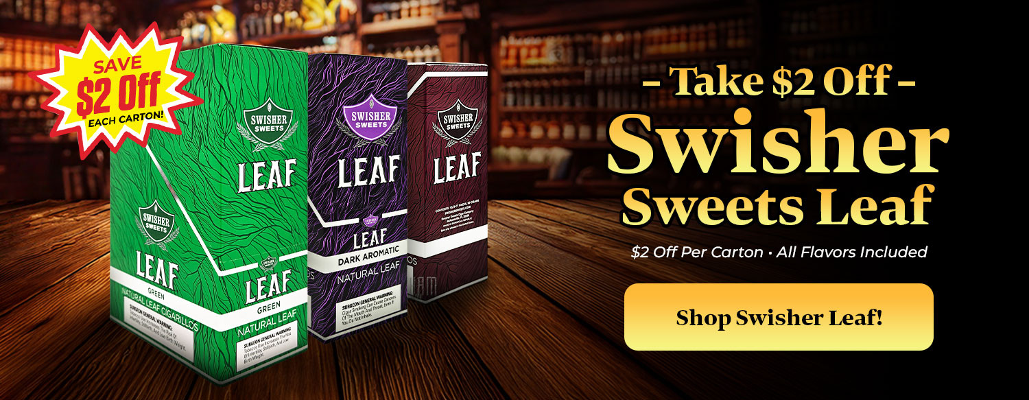 Take $2 Off Swisher Sweets Leaf