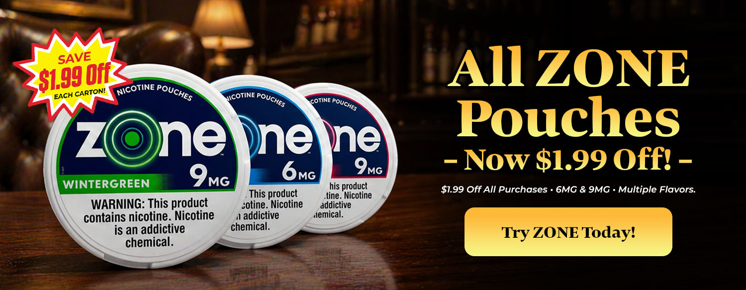 All Zone Pouches Now $1.99 off! 