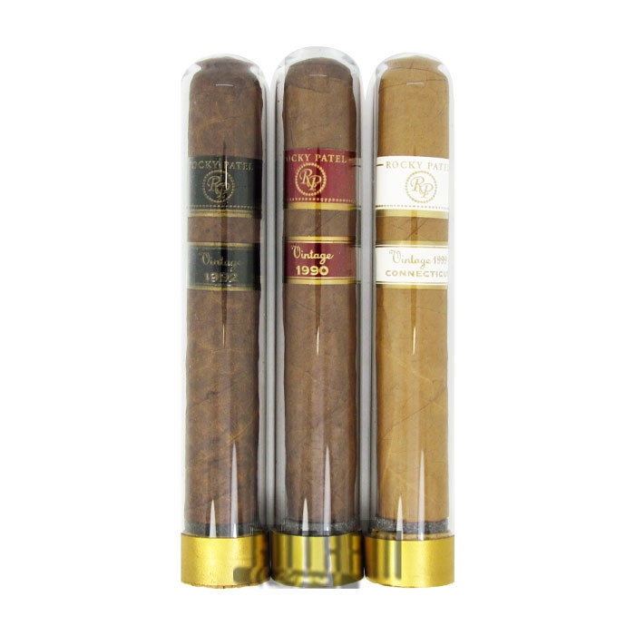 Rocky Patel Vintage 1990 Robusto Glass Tubes Gotham Cigars