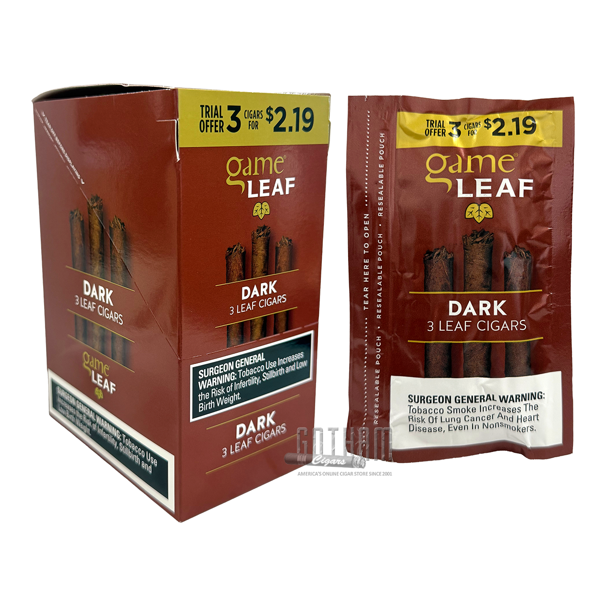 GARCIA Y VEGA GAME LEAF DARK 8/5pk
