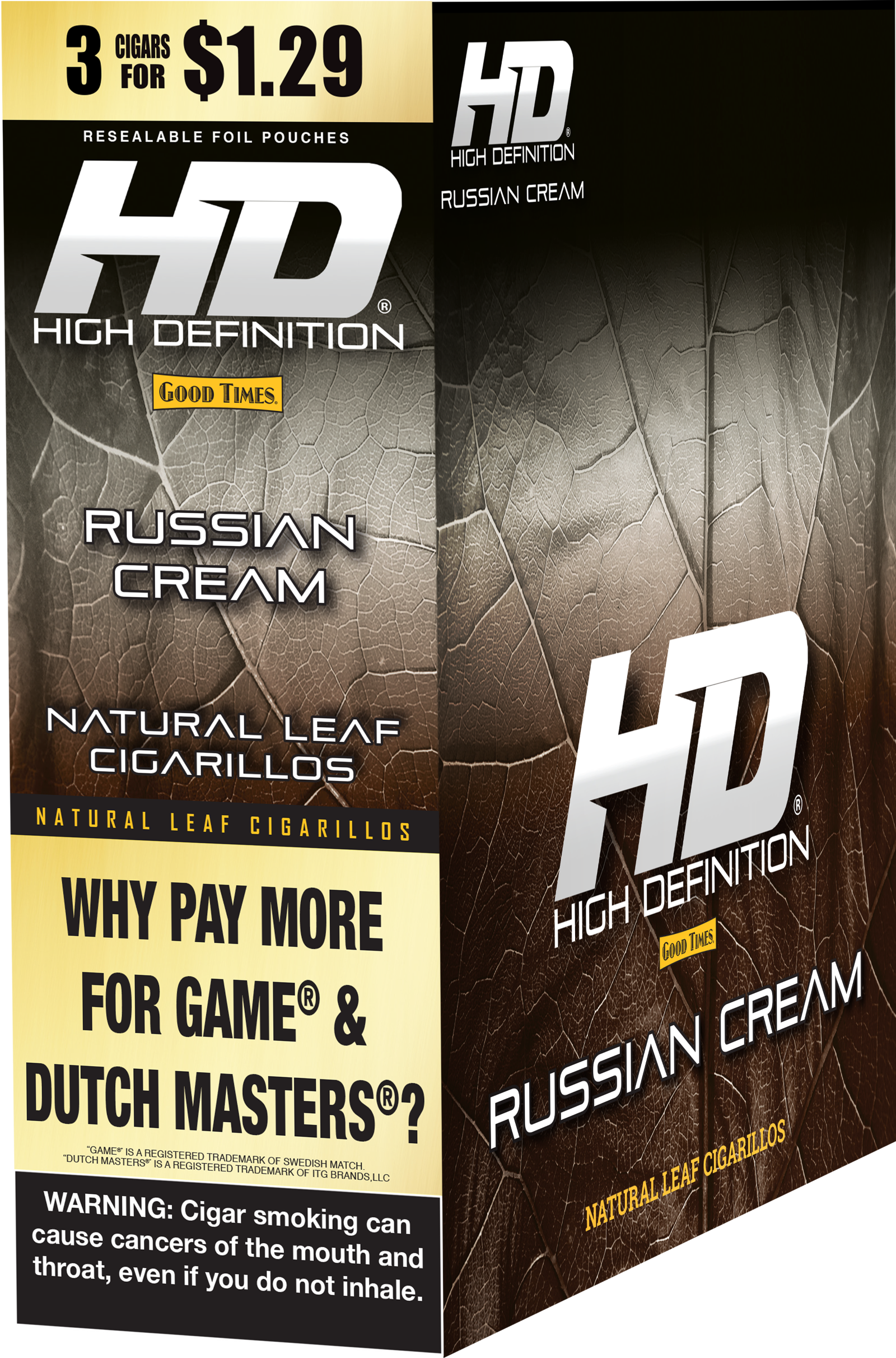 GOOD TIMES HD 3 FOR.1.29 RUSSIAN CREAM 15CT