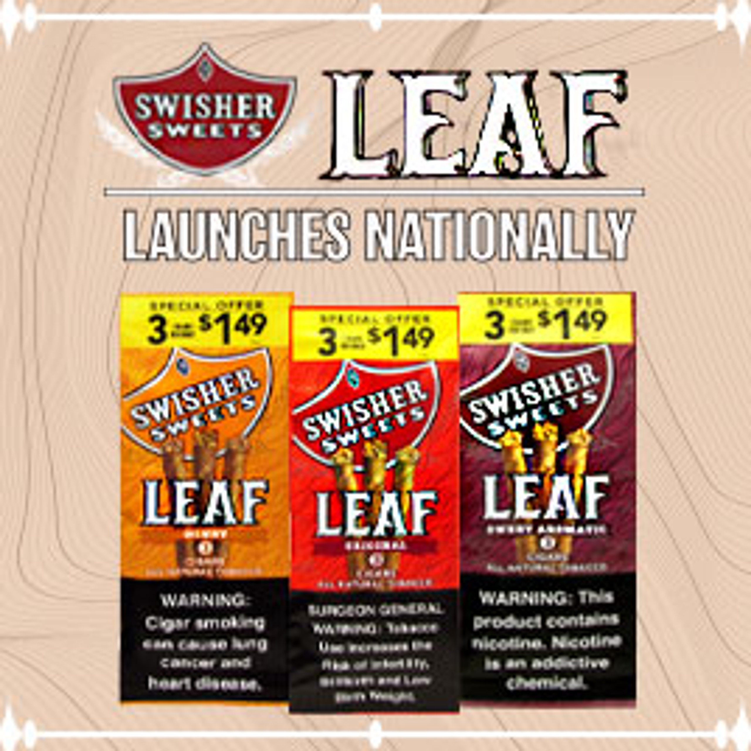 Swisher Sweets Leaf Launches Nationally! Gotham Cigars
