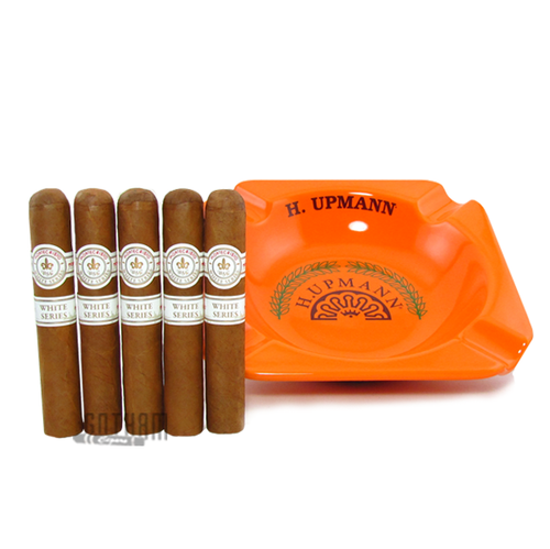 H. Upmann Ashtray plus Montecristo White Rothschilde 5 Pack
