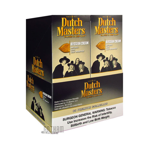 Dutch Masters Cigarillos Russian Cream Box