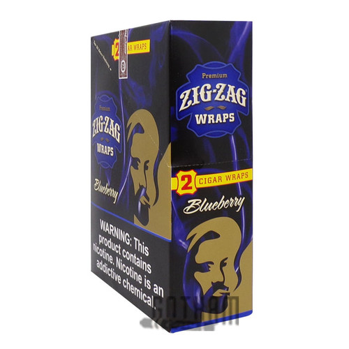 Zig Zag Cigar Wraps 2/25 Blueberry