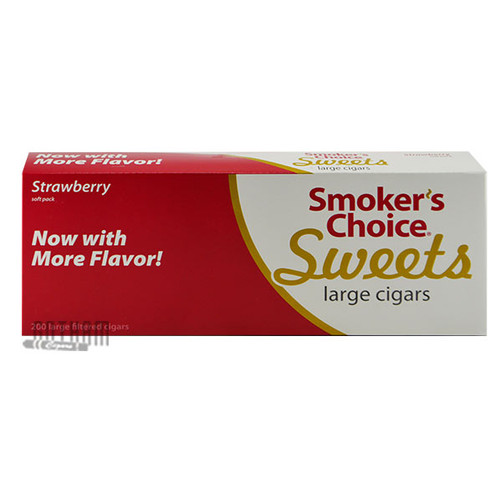 Smoker's Choice Sweets Large Cigars Strawberry