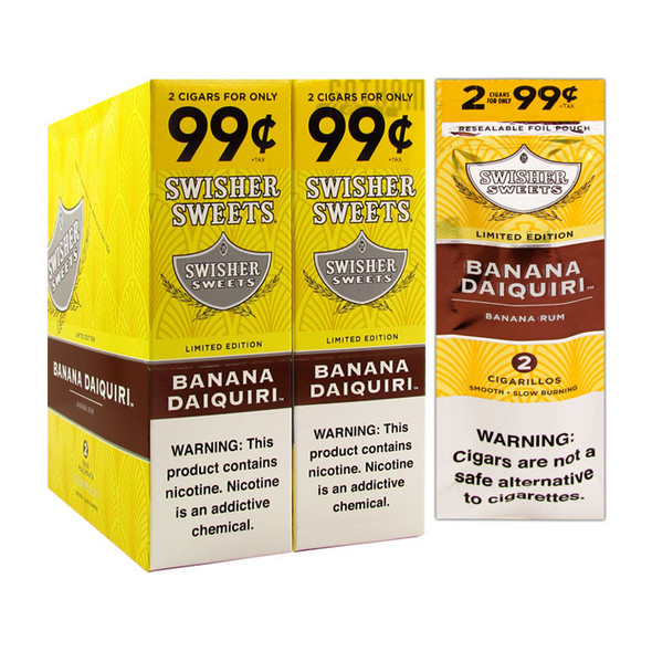 Swisher Sweets Cigarillos Banana Daiquiri