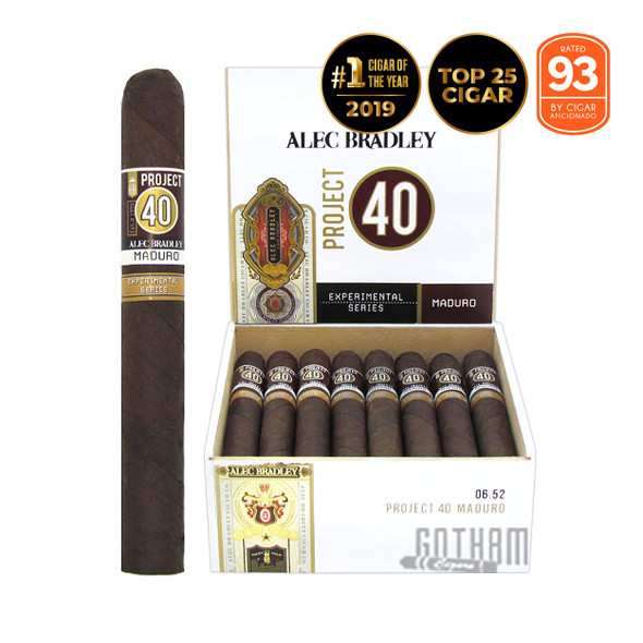 Alec Bradley Project 40 Toro Maduro box and stick