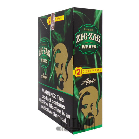 Zig Zag Cigar Wraps 2/25 Apple