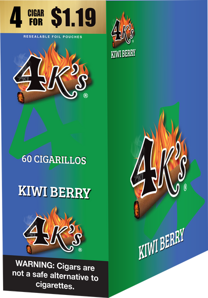 Good Times 4Ks Cigarillos Kiwi Berry Box
