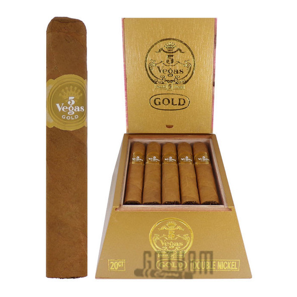 5 Vegas Gold Double Nickel Box and Stick