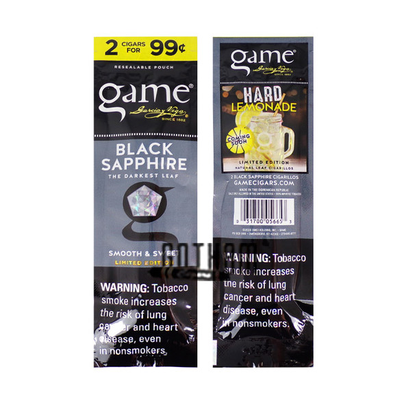 Game Cigarillos Black Sapphire 