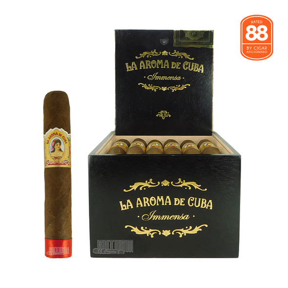 La Aroma de Cuba Immensa Open Box and Stick