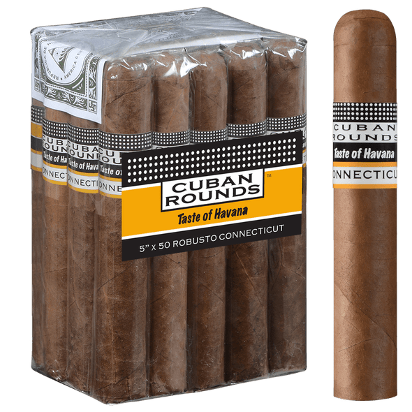 Cuban Rounds Connecticut Robusto bundle and stick