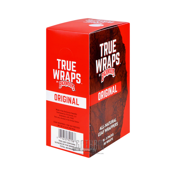 Backwoods True Wraps Original Box