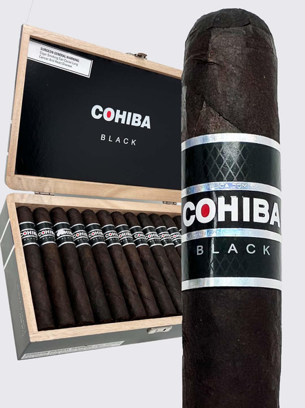  Cohiba Black Supremo Open box and Stick