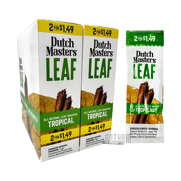 Dutch Masters Leaf Tropical - Box with Single Pouch