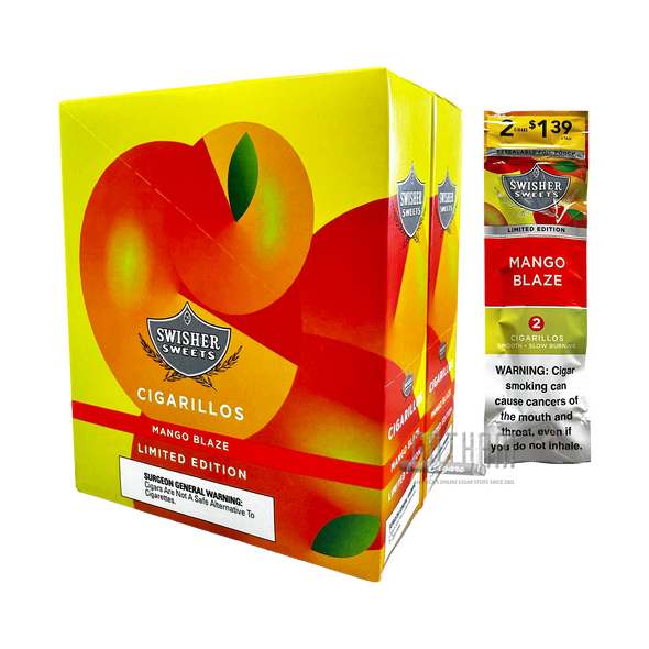 Swisher Sweets Cigarillo Mango Blaze - Box with Single Pouch