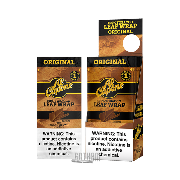 Al Capone Leaf Wrap Original box with pouch