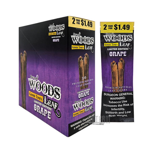 Good Times Sweet Woods Grape - Box with Single Pouch