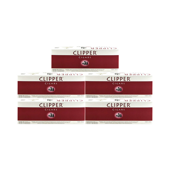 Clipper Filtered Cigars Cherry 100's 5-Pack carton
